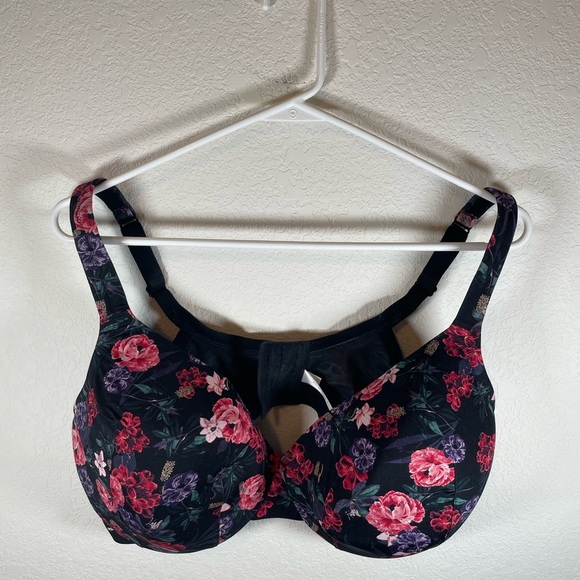 Cacique Floral Print Women's Bra - Picture 2 of 7
